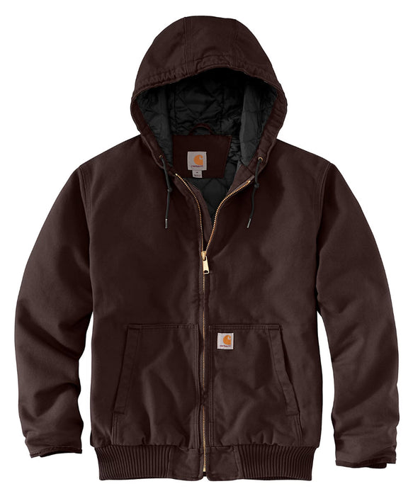 Carhartt Men's Washed Duck Active Jacket - Dark Brown at Dave's New York
