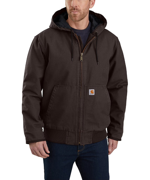Carhartt Men's Washed Duck Active Jacket - Dark Brown at Dave's New York