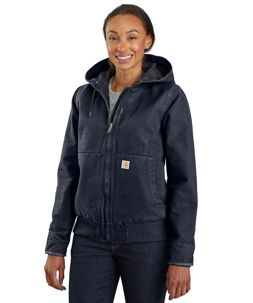 Carhartt Women's Washed Duck Insulated Active Jacket - Navy at Dave's New York