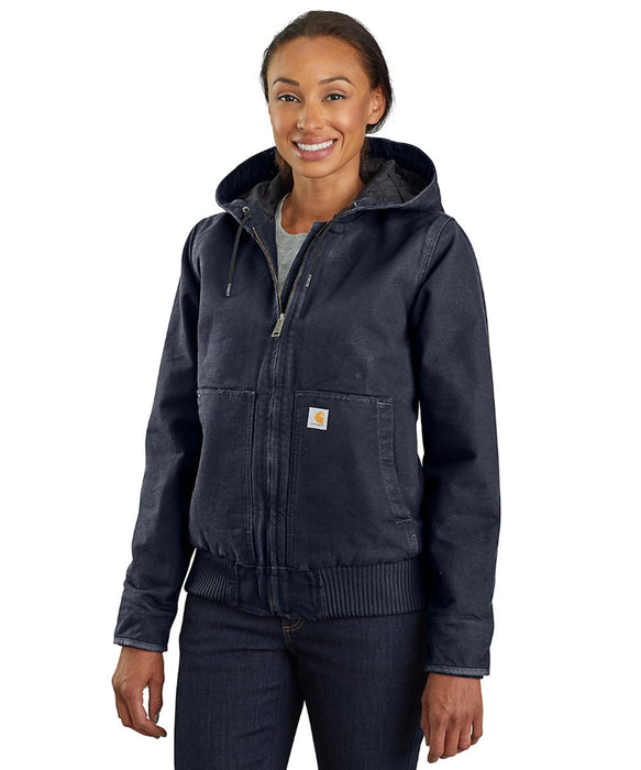 Carhartt Women's Washed Duck Insulated Active Jacket - Navy at Dave's New York
