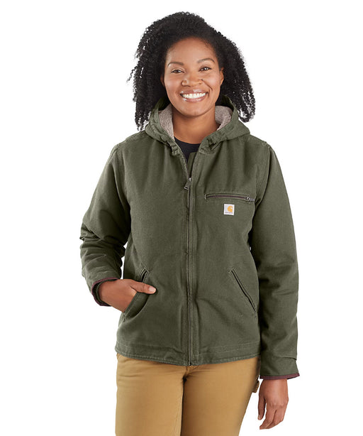 Carhartt Women's Sherpa Lined Sierra Jacket - Basil at Dave's New York