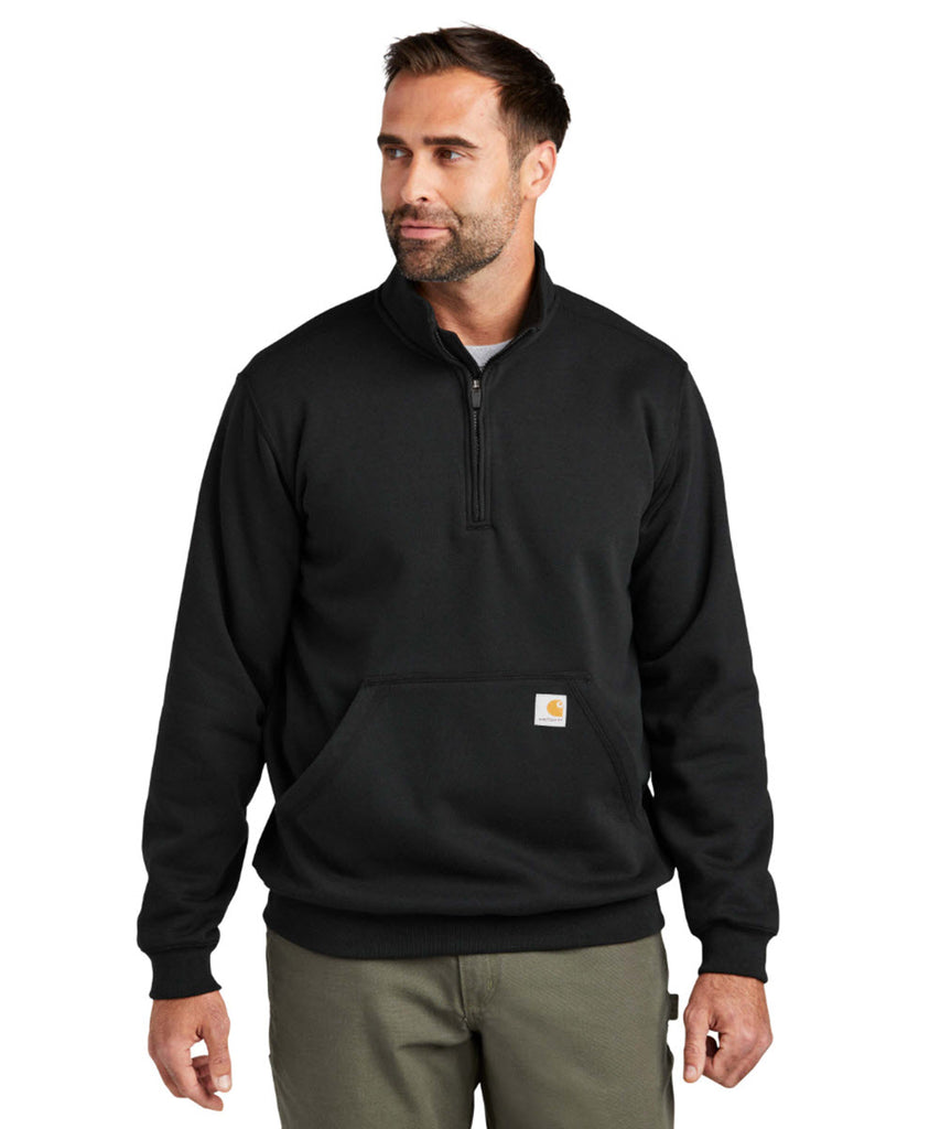 Carhartt Men's Midweight Quarter-Zip Sweatshirt - Black — Dave's