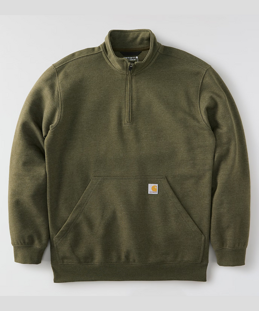 Carhartt Men's Midweight Quarter-Zip Sweatshirt - Burnished Logs Heather at Dave's New York