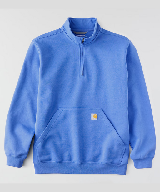 Carhartt Men's Midweight Quarter-Zip Sweatshirt - Deep Workwear Blue at Dave's New York