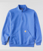Carhartt Men's Midweight Quarter-Zip Sweatshirt - Deep Workwear Blue at Dave's New York