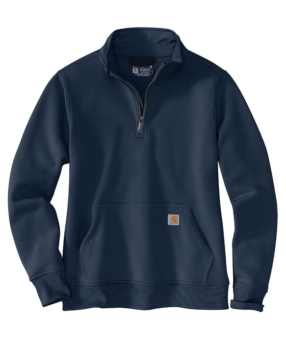 Carhartt Women's Clarksburg Quarter-Zip Sweatshirt - Navy at Dave's New York