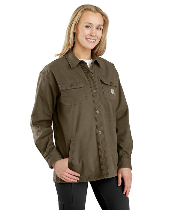 Carhartt Women's Lined Shirt Jacket - Tarmac at Dave's New York