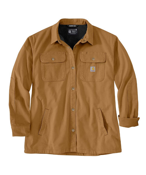 Carhartt Women's Lined Shirt Jacket - Carhartt Brown at Dave's New York