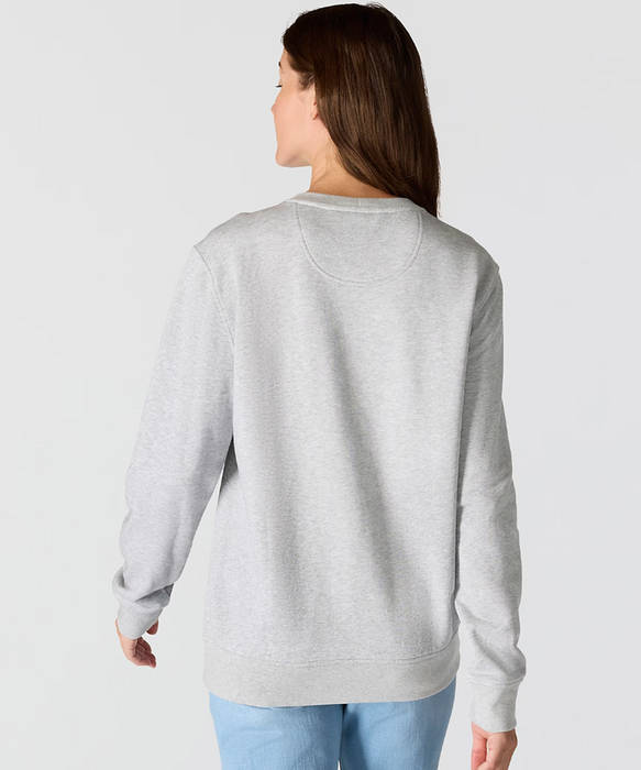 Carhartt Women's Midweight Tencel Crew Neck Sweatshirt - Heather Grey at Dave's New York