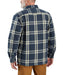 Carhartt Men's Sherpa-Lined Flannel Shirt Jacket - Black at Dave's New York