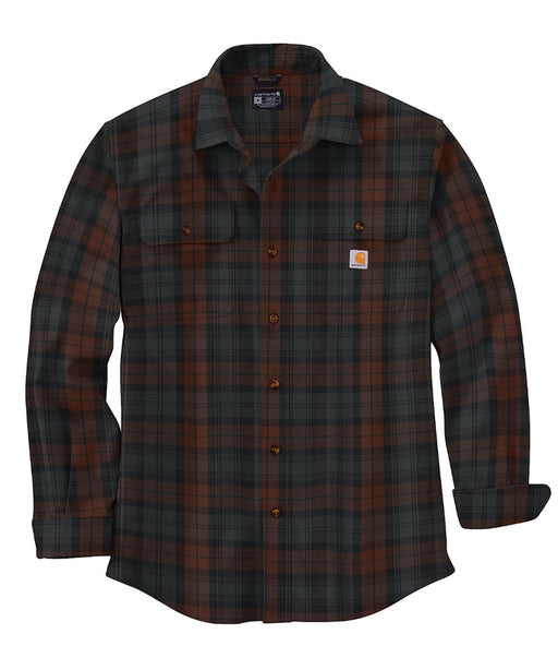 Carhartt Men's Loose Fit Heavyweight Flannel Shirt - Mocha at Dave's New York