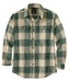 Carhartt Men's Loose Fit Heavyweight Flannel Shirt - Frosted Balsam/Oatmilk at Dave's New York