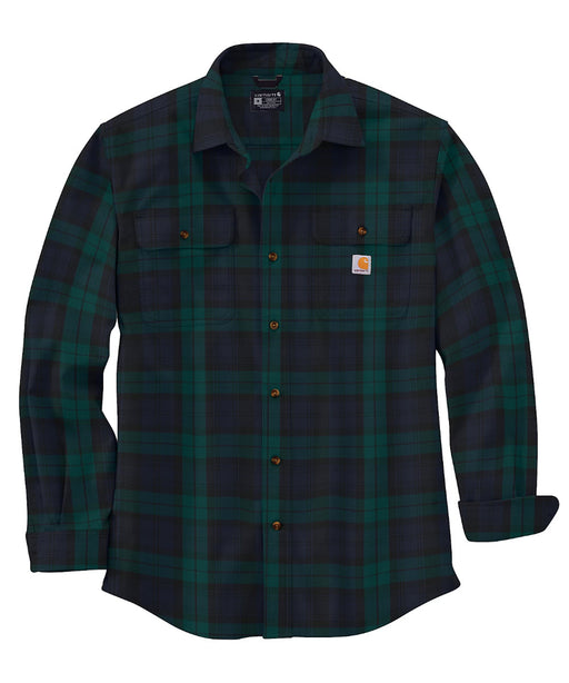 Carhartt Men's Loose Fit Heavyweight Flannel Shirt - Frosted Balsam/Oatmilk at Dave's New York