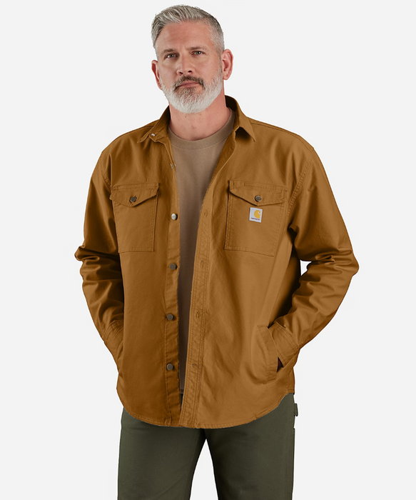 Carhartt Men's Montana Duck Shirt Jacket - Carhartt Brown at Dave's New York