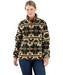 Carhartt Women's Fleece Pullover Jacket - Oat Milk Fairisle at Dave's New York