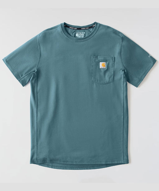 Carhartt Men's Force Short-Sleeve Pocket T-Shirt - Harbor Teal Heather at Dave's New York