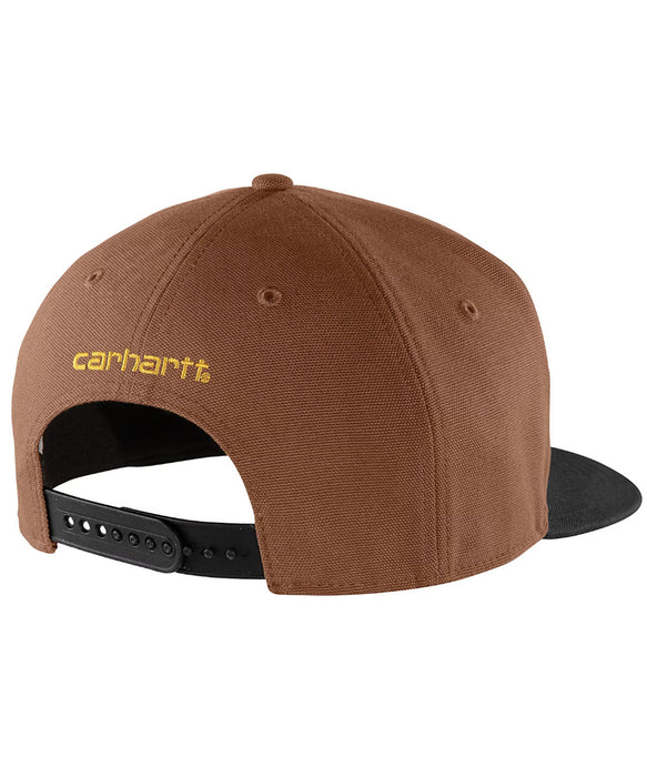 Carhartt Men's Firm Duck Flat Brim Cap - Red Duck at Dave's New York