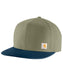 Carhartt Men's Firm Duck Flat Brim Cap - Dusty Olive at Dave's New York