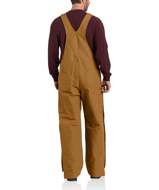 Carhartt Men's Insulated Bib Overalls - Carhartt Brown at Dave's New York