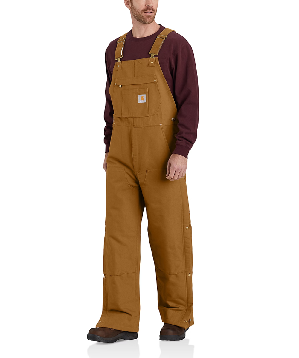 Carhartt BIB OVERALL 30 X 32 ブラウン Carhartt106672Brown-
