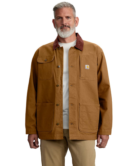Carhartt Rugged Flex Duck Chore Coat - Carhartt Brown at Dave's New York