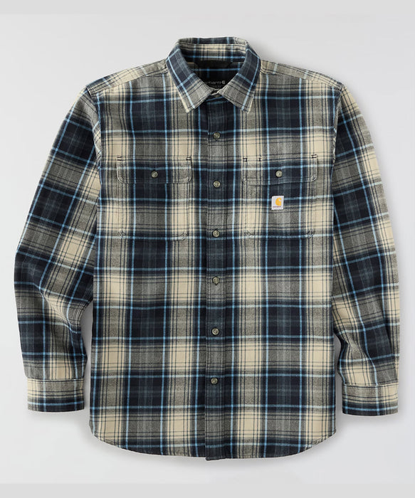 Carhartt Men's Hubbard Loose Fit Plaid Shirt - Navy at Dave's New York