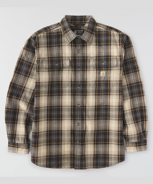 Carhartt Men's Hubbard Loose Fit Plaid Shirt - Black at Dave's New York