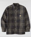 Carhartt Men's Hubbard Sherpa Lined Flannel Shirt Jac - Navy/Shadow at Dave's New York