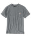 Carhartt Men's Irvine Relaxed Outlast T-Shirt - Weathered Ash at Dave's New York