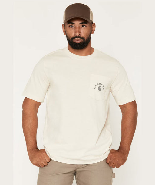 Carhartt Irvine Relaxed Made for Work T-shirt - Oat Milk at Dave's New York