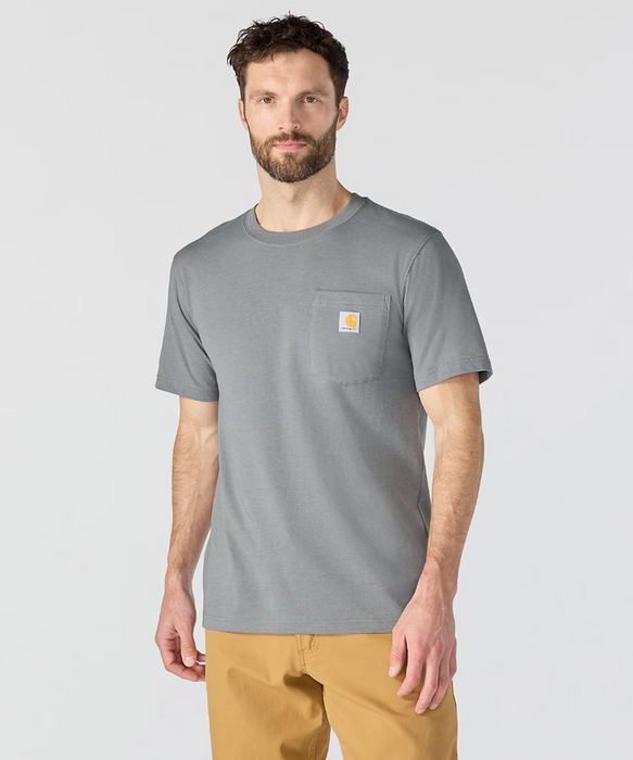 Carhartt Men's Irvine 3D Logo T-shirt - Weathered Ash Heather at Dave's New York