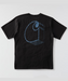 Carhartt Men's Irvine 3D Logo T-shirt - Black at Dave's New York