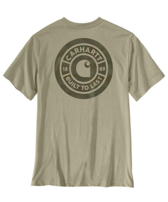 Carhartt Irvine Relaxed Camo Rivet T-Shirt - Faded Fatigue at Dave's New York