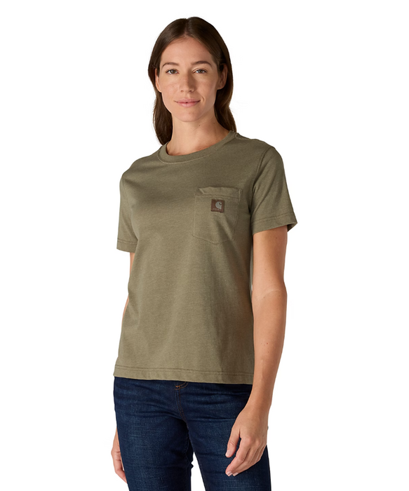 Carhartt Women's Irvine T-shirt - Dusty Olive Heather at Dave's New York