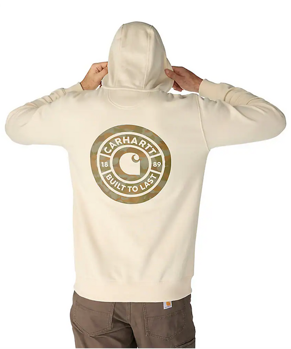 Carhartt Sawyer Camo Sweatshirt - Oat Milk at Dave's New York