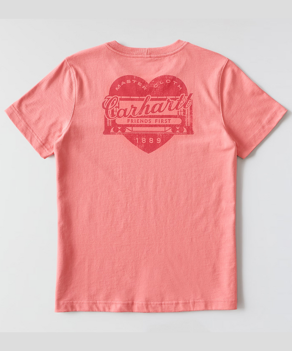 Carhartt Women's Irvine Heritage Heart T-shirt - Light Amber at Dave's New York