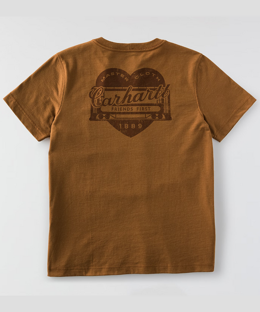 Carhartt Women's Irvine Heritage Heart T-shirt - Carhartt Brown at Dave's New York