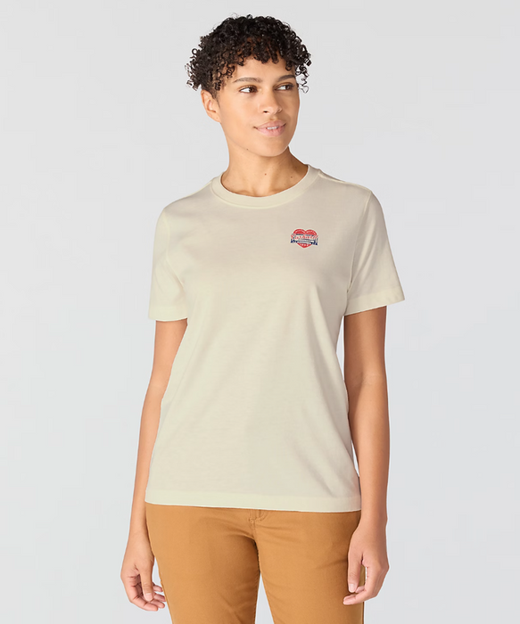 Carhartt Women's Irvine Heritage Heart T-shirt - Eggshell at Dave's New York