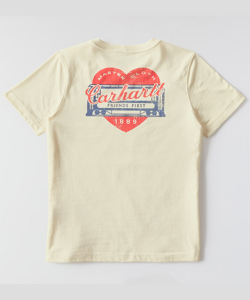 Carhartt Women's Irvine Heritage Heart T-shirt - Eggshell at Dave's New York