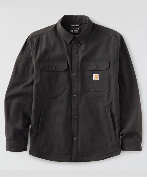 Carhartt Men's Force Lined Shirt Jac - Black at Dave's New York