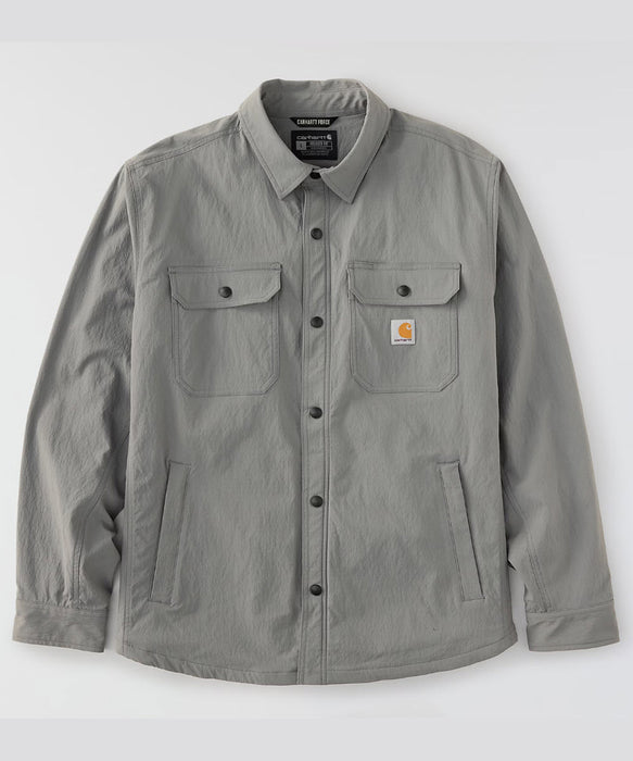 Carhartt Men's Force Lined Shirt Jac - Steel at Dave's New York