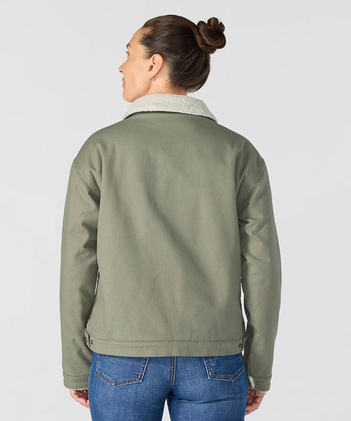 Carhartt Women's Crawford Sherpa Detroit Jacket - Dusty Olive at Dave's New York