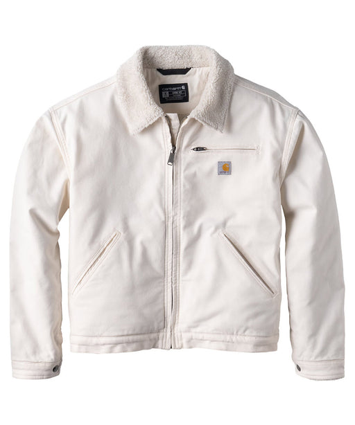 Carhartt Women's Crawford Sherpa Detroit Jacket - Natural at Dave's New York