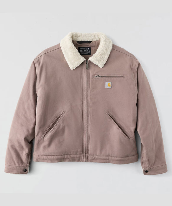 Carhartt Women's Crawford Sherpa Detroit Jacket - Stone Brown at Dave's New York