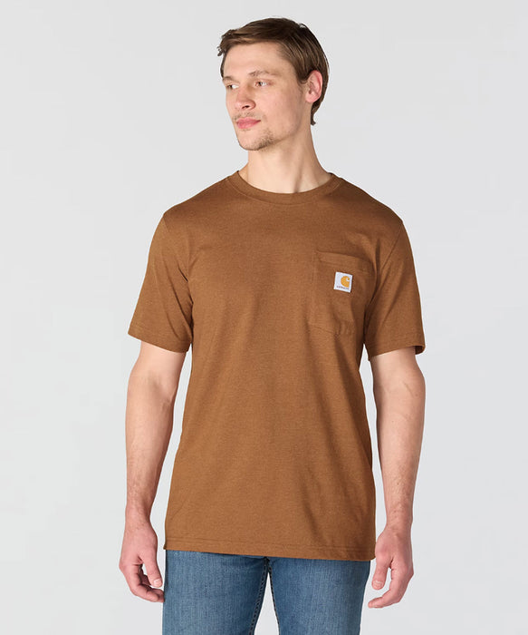 Carhartt Men's Irvine Welded "C" T-shirt - Red Duck Heather at Dave's New York