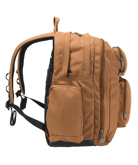 Carhartt 35L Triple-Compartment Backpack - Carhartt Brown