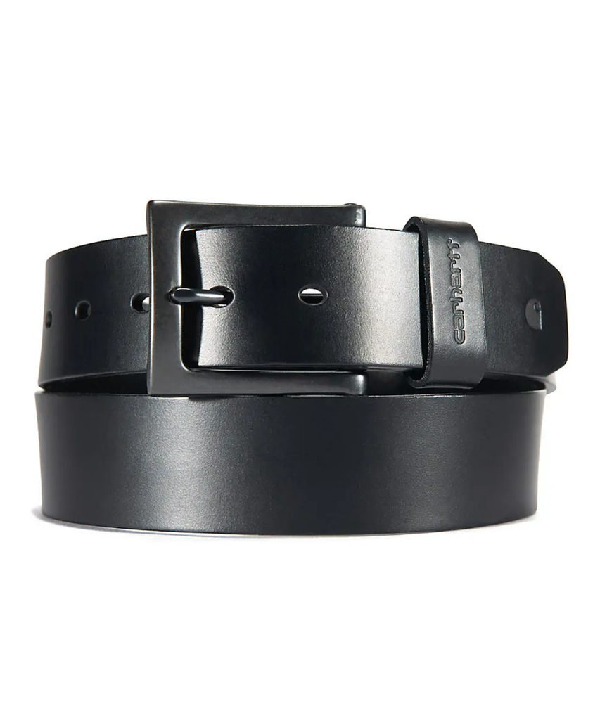 Carhartt Anvil Leather Belt - Black — Dave's New York