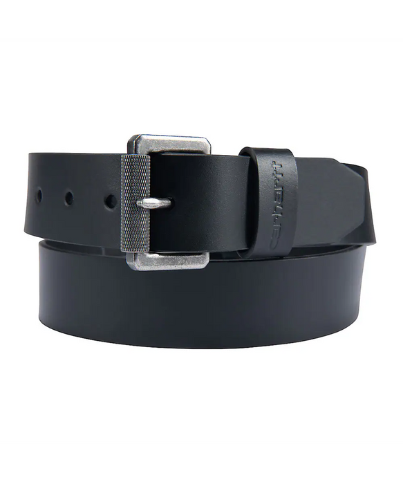 Carhartt Bridle Leather Roller Buckle Belt - Black at Dave's New York