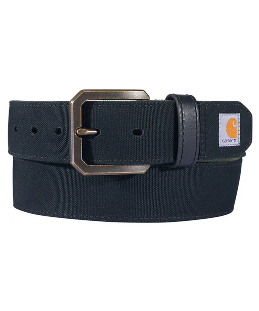 Canvas Canvas Duck Belt - Black at Dave's New York