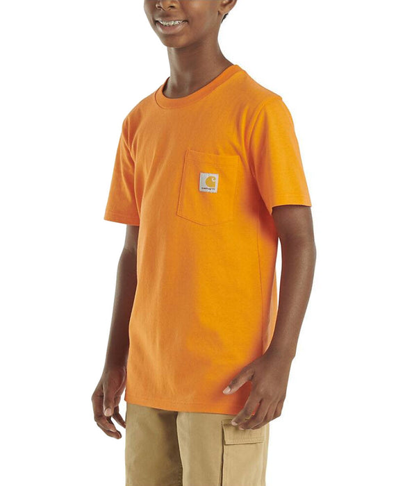 Carhartt Kids Short Sleeve Pocket T-shirt - Exotic Orange at Dave's New York